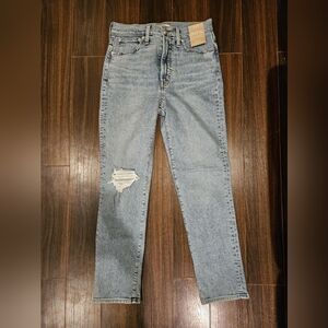 NWT Madewell Perfect Vintage Jeans Size 27 Womens Jeans